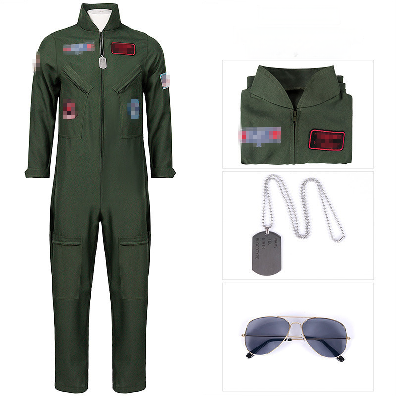 Piloten-Overall – Flieger-Kostüm für Fasching & Mottoparty, HERREN