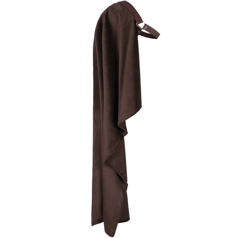 Halbschulter-Umhang mit Gürtel – Steampunk-Cape, UNISEX