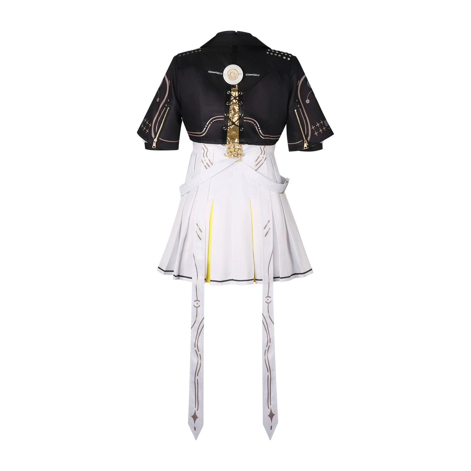 Rover Wuthering Waves Kampfanzug Cosplay Kostuem Damen Schwarz Weiß