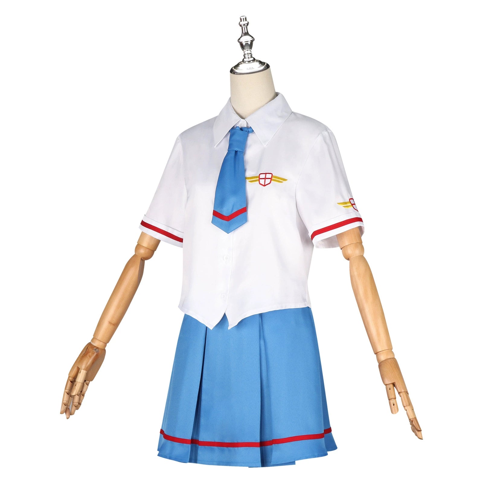 Sakura Clear Card CardCaptor Sakura Sommer-Schuluniform Cosplay Kostuem Damen