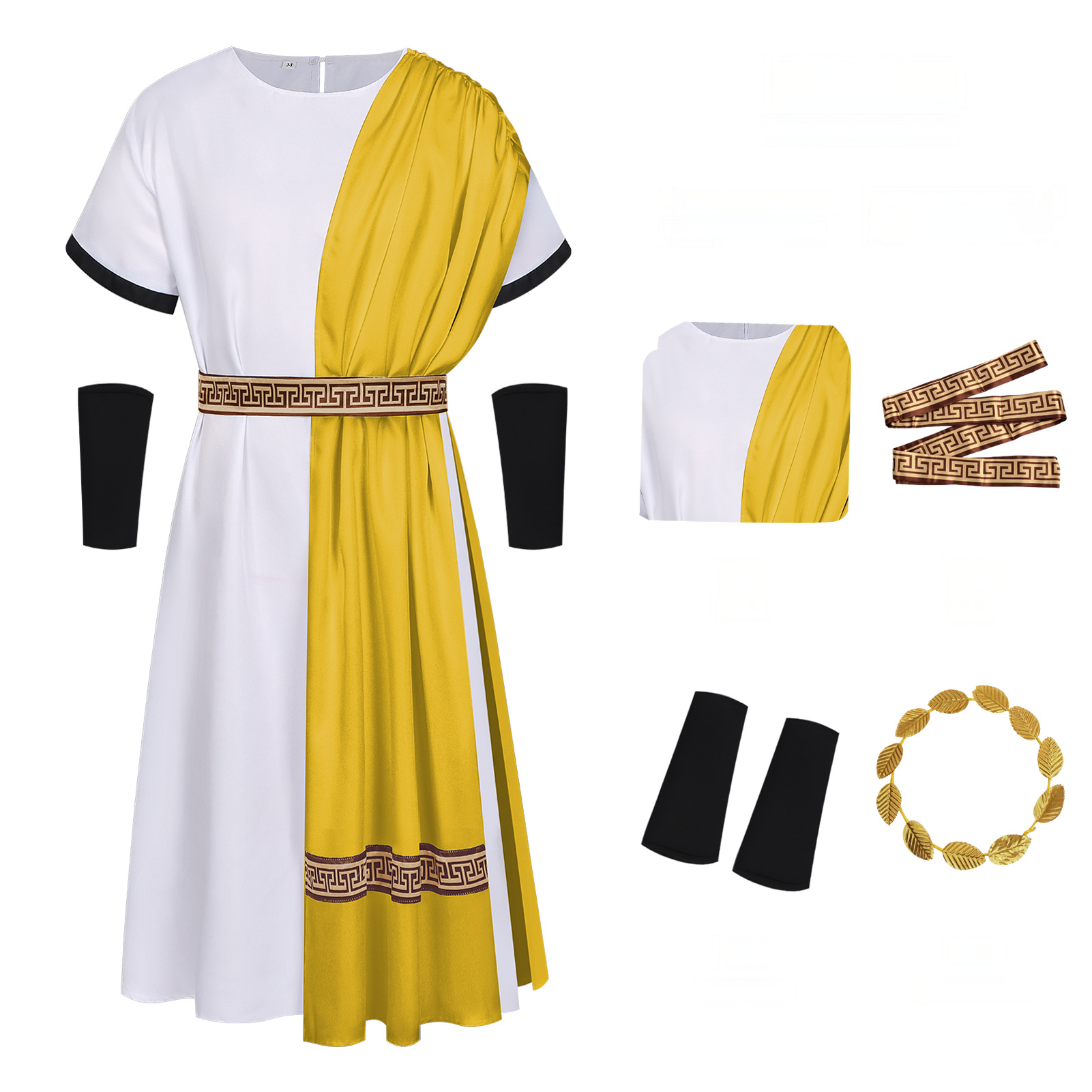 Griechische Toga – Apollo, Cäsar, Priester & Poseidon, HERREN