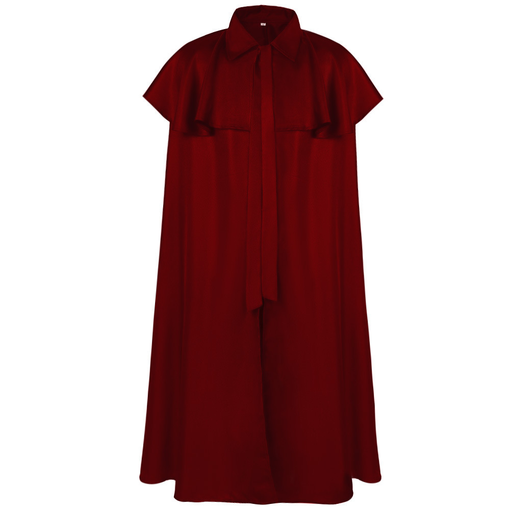 Grim Reaper Umhang – Sensemann Halloween-Cape mit Kapuze, mehrfarbig