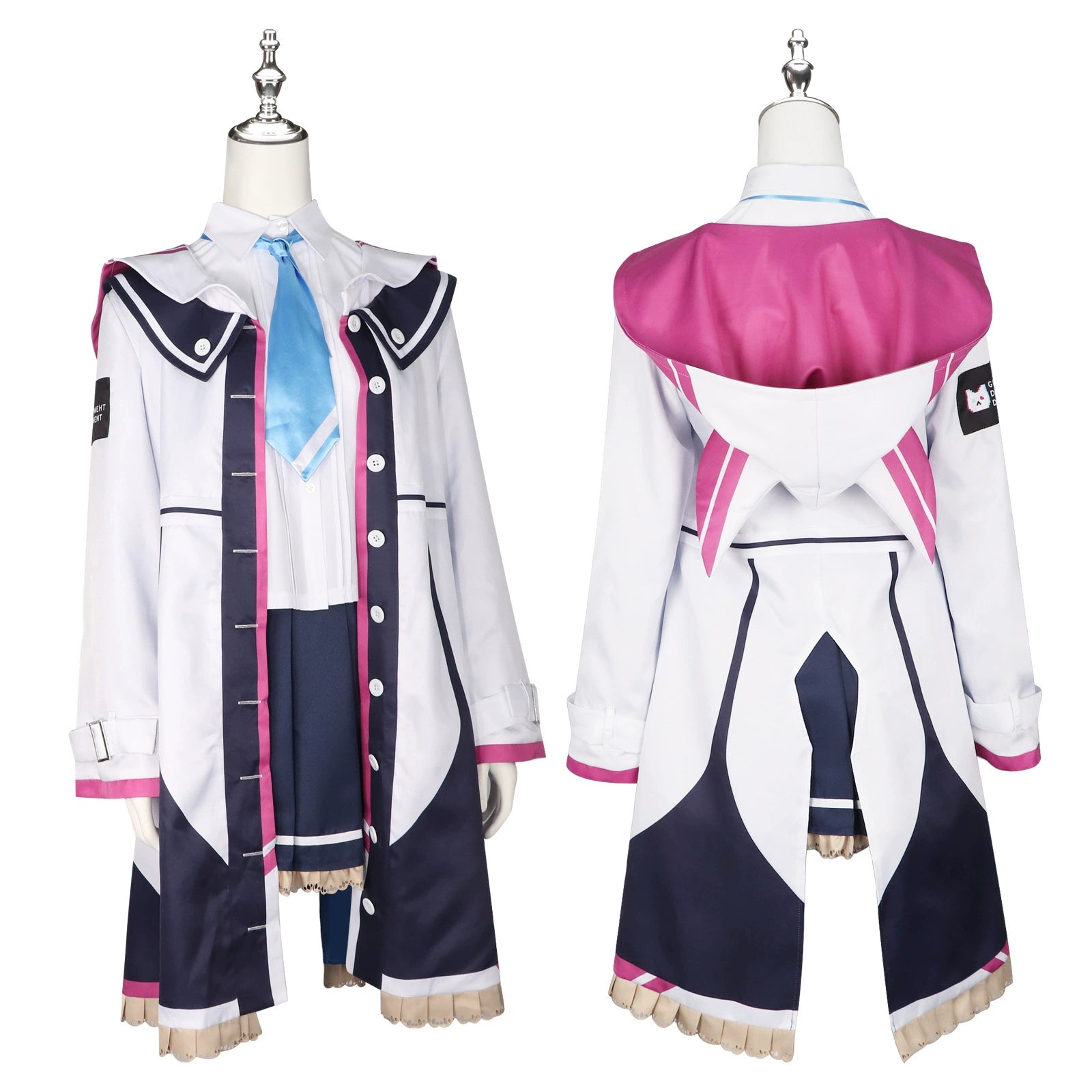 Iori Blue Archive Schuluniform Cosplay Kostuem Damen Weiß