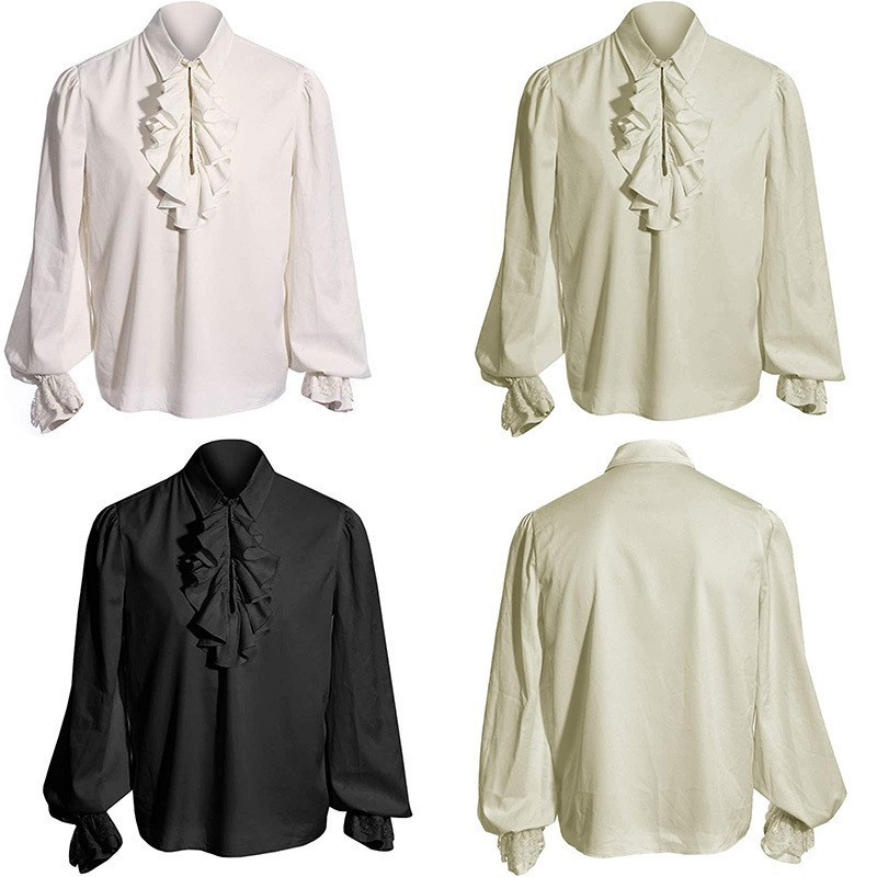 Mittelalter Hemden-Kollektion – 10+ Modelle von Pirat bis Prinz, HERREN