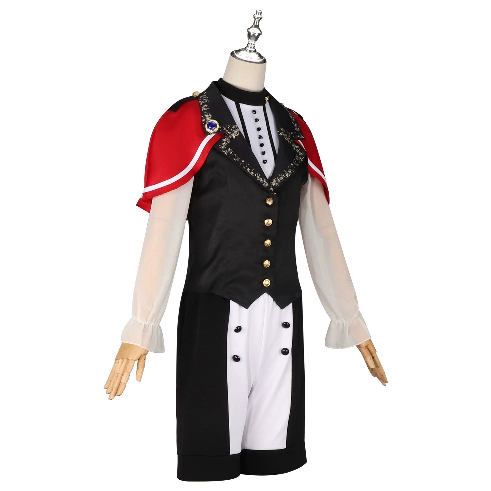 Ave Mujica Set BanG Dream Buehnen-Kostuem-Set Cosplay Kostuem Damen