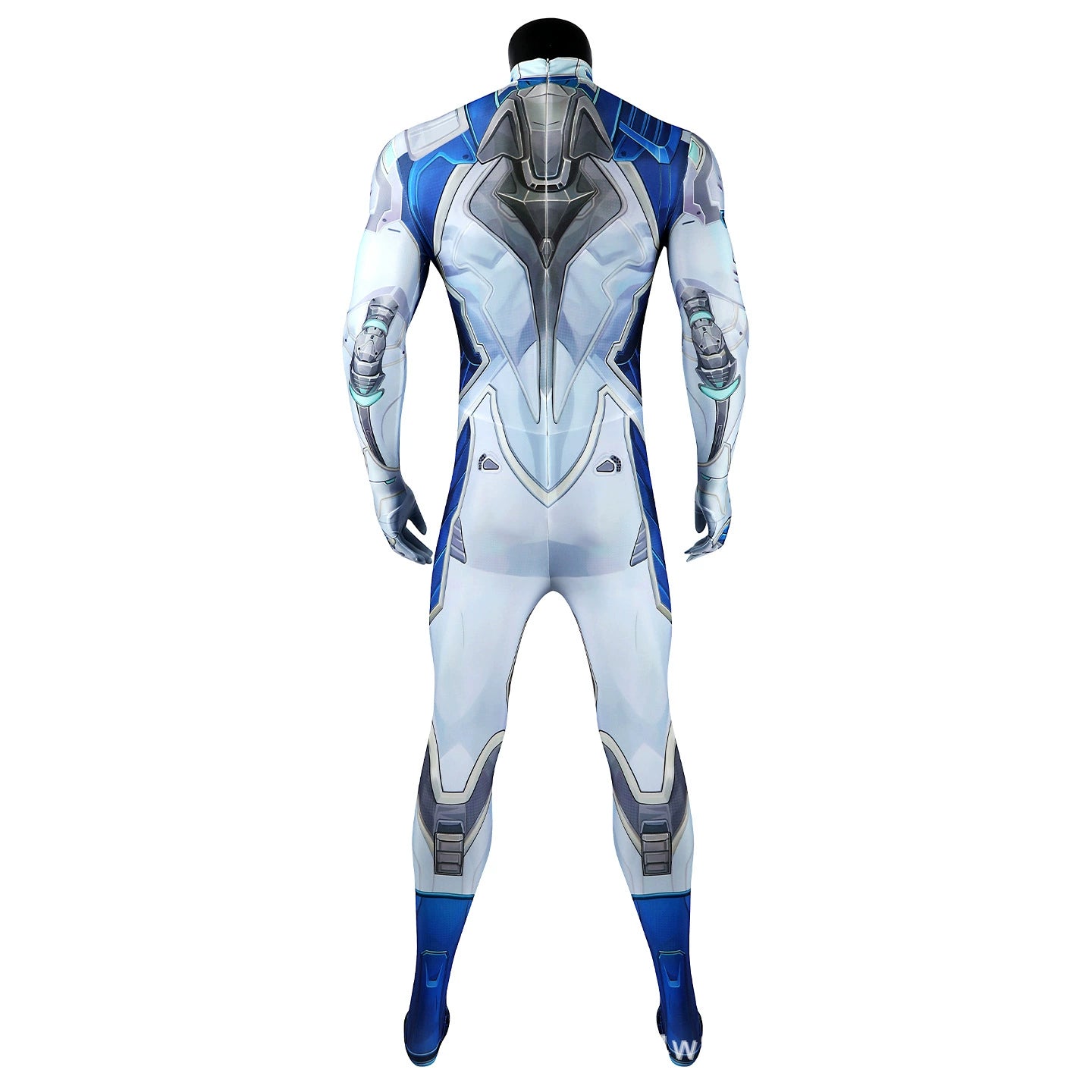 Mister Fantastic Marvel Rivals Anzug Cosplay Kostuem Damen Blau