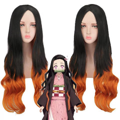 Nezuko Cosplay Peruecke Damen