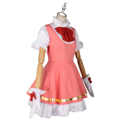 Sakura Kinomoto CardCaptor Sakura Rot-Weisses Kampfkleid Cosplay Kostuem Damen