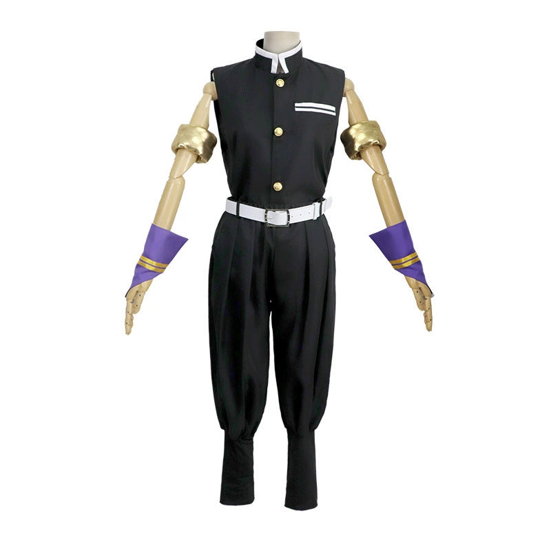 Tengen Uzui Demon Slayer Jäger-Uniform Cosplay Kostuem Damen Mehrfarbig