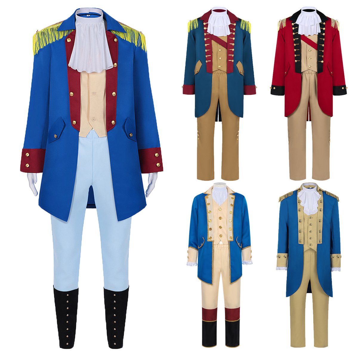 Präsidenten-Kostüm – 5 historische Anzug-Modelle für Bühne & Fasching, HERREN