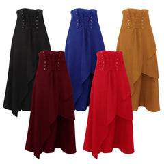 Stage Dancer Halloween & Mittelalter Stage Skirt Cosplay Kostuem Damen