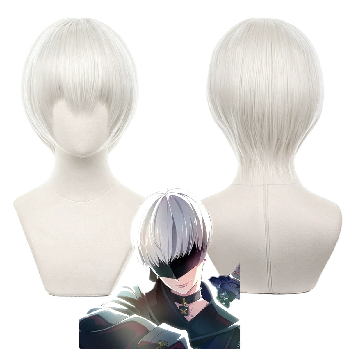9S Cosplay Peruecke Damen