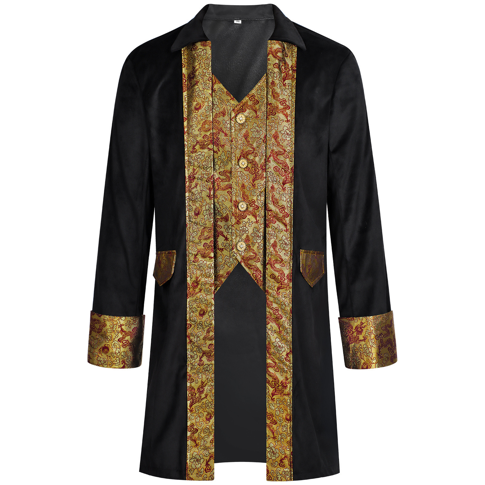 Piraten-Mantel Premium – Captain-Jacke für Bühne, HERREN