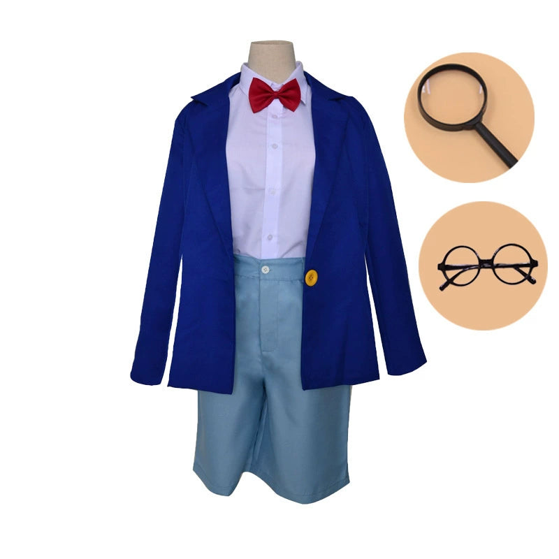 Kaito Kid Deluxe Detective Conan Mantel Set Cosplay Kostuem Damen