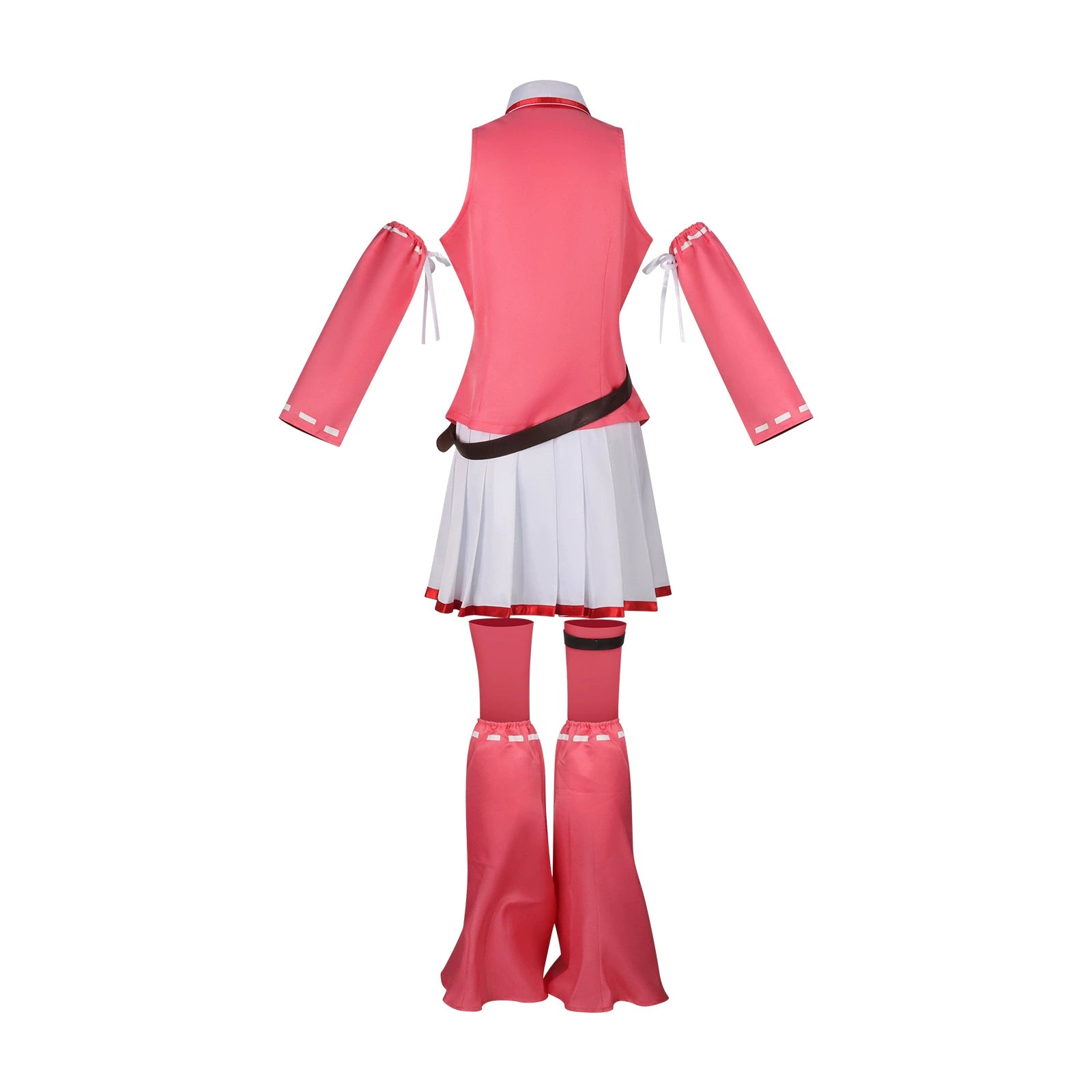 Miku Baer Kollab Vocaloid Pinkes Kollab-Set Cosplay Kostuem Damen