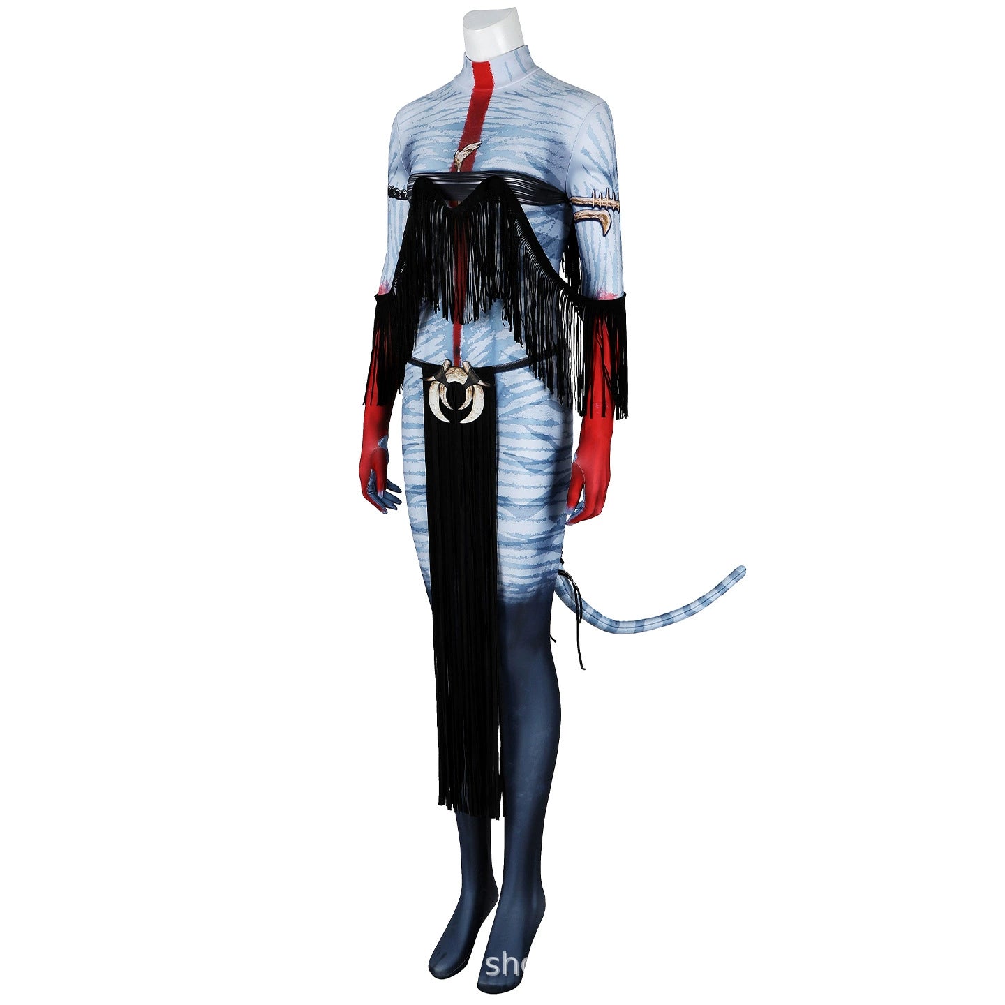 Varang Avatar Na’vi-Anzug Cosplay Kostuem Damen Blau