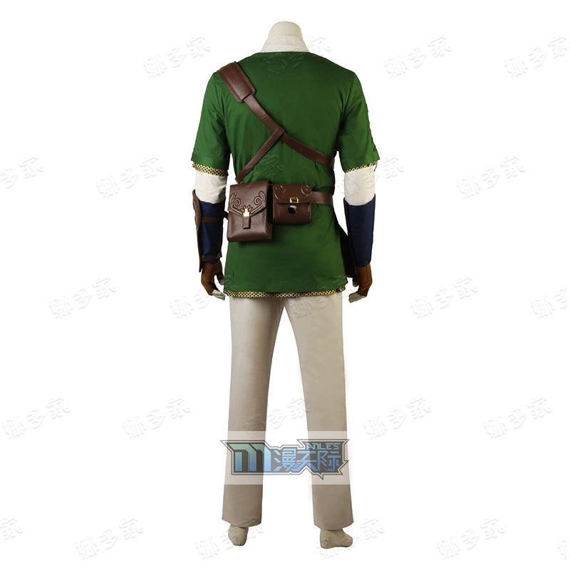 Link Zelda Twilight Princess Tunika Cosplay Kostuem Damen Gruen