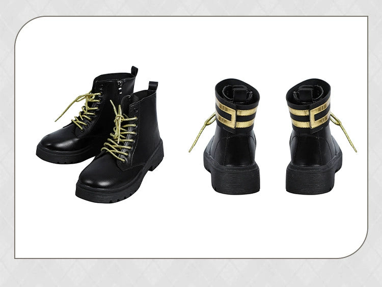 Vi League of Legends Anzug Cosplay Kostuem Damen Dunkelblau Gold