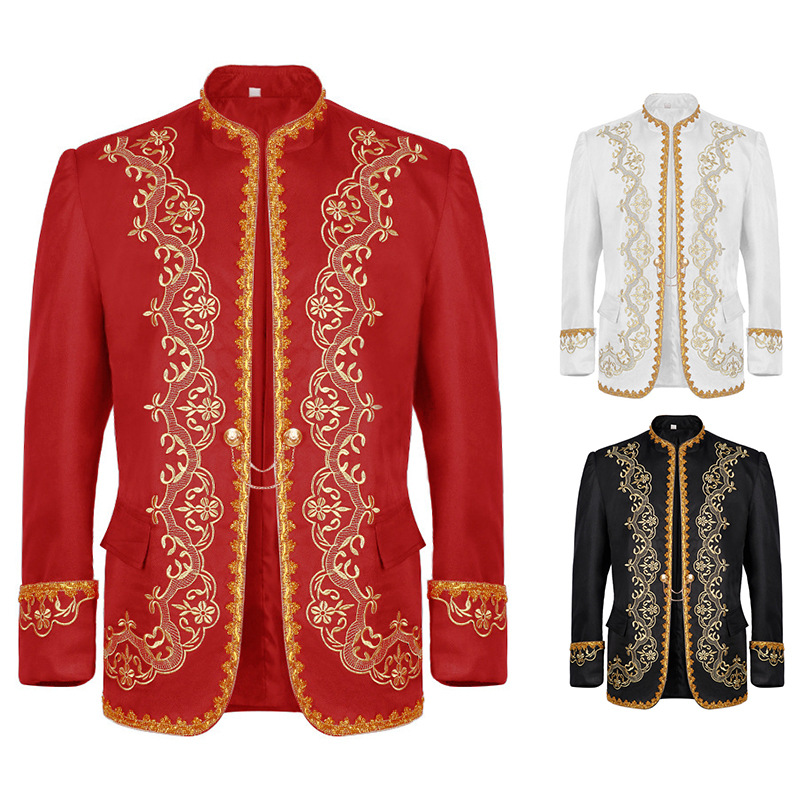 Gold-Dinnerjacket – viktorianischer Smoking für Hochzeit & Bühne, HERREN