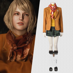 Resident Evil 4 Remake Ashley Graham Cosplay Kostüm Komplettset