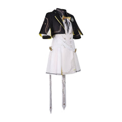 Rover Wuthering Waves Schuluniform Cosplay Kostuem Damen Schwarz Weiß