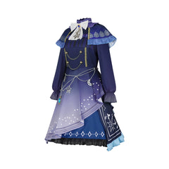 Shinonome Ena Project Sekai Bühnen-Kleid Cosplay Kostuem Damen Blau Lila