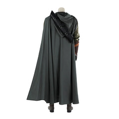 Aragorn Lord of the Rings Ranger-Outfit Cosplay Kostuem Damen Grün