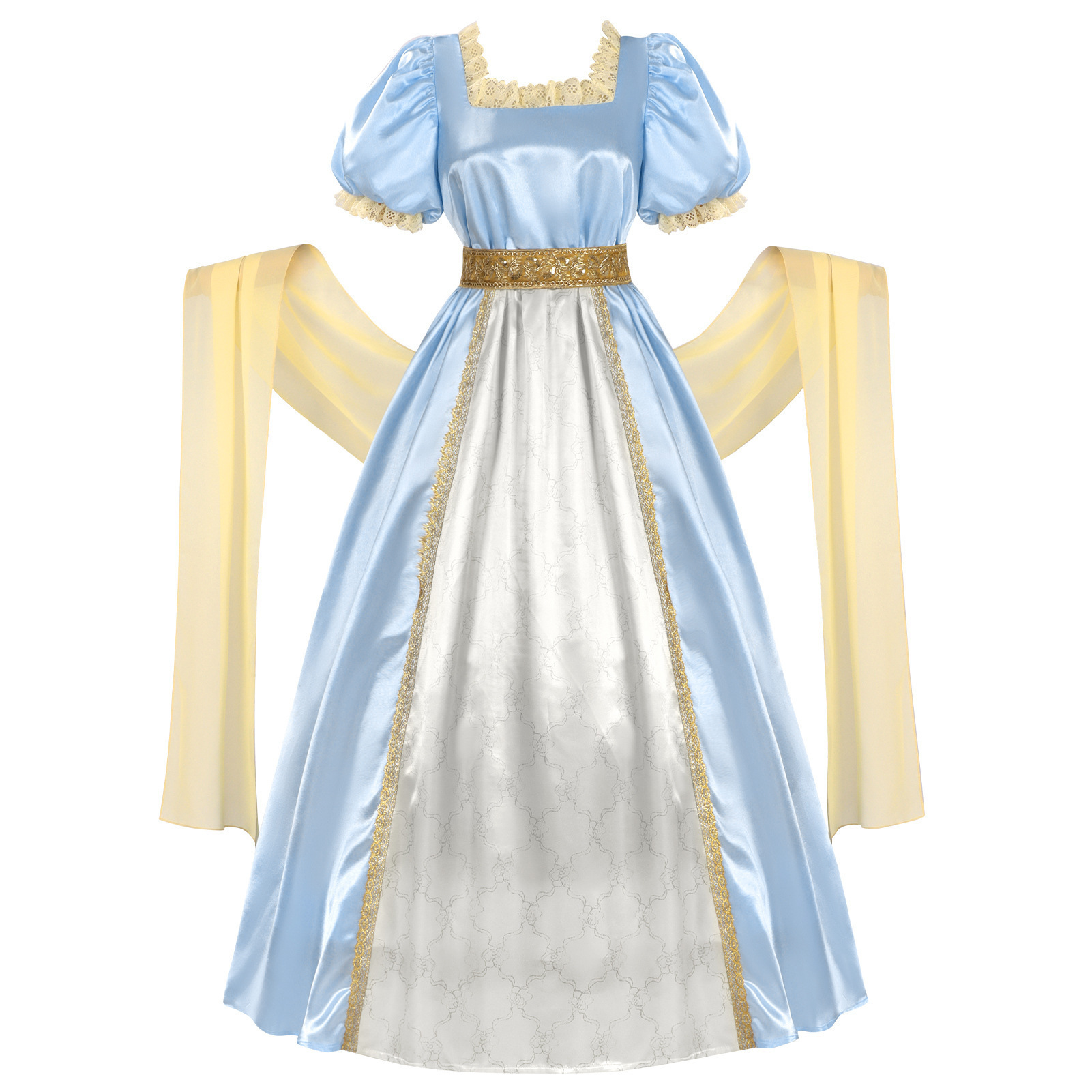 Hofkleid mit Puffärmeln – barockes Prinzessinnen-Kleid, DAMEN