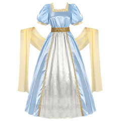 Hofkleid mit Puffärmeln – barockes Prinzessinnen-Kleid, DAMEN