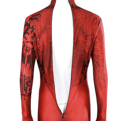 Karlach Baldurs Gate 3 Kostuem Cosplay Damen Rot Schwarz