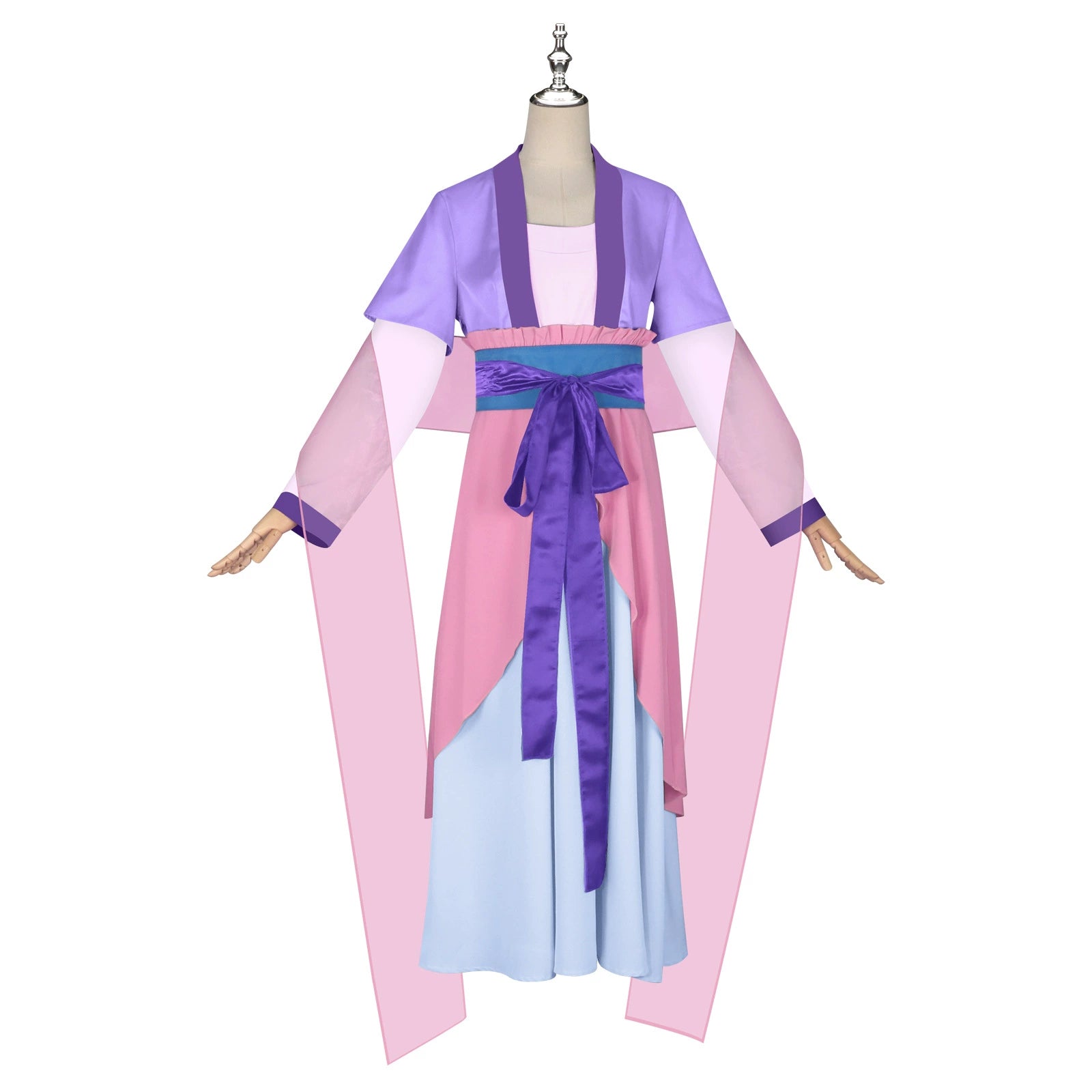 The Apothecary Diaries Hanfu-Kleid Cosplay Kostuem Damen Lila