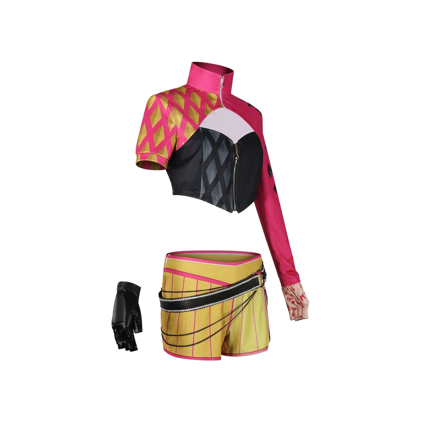 Mina Dead by Daylight Crop-Top-Shorts-Set Cosplay Kostuem Damen