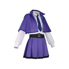 Kasane Teto Vocaloid Cape-Kleid Cosplay Kostuem Damen Lila