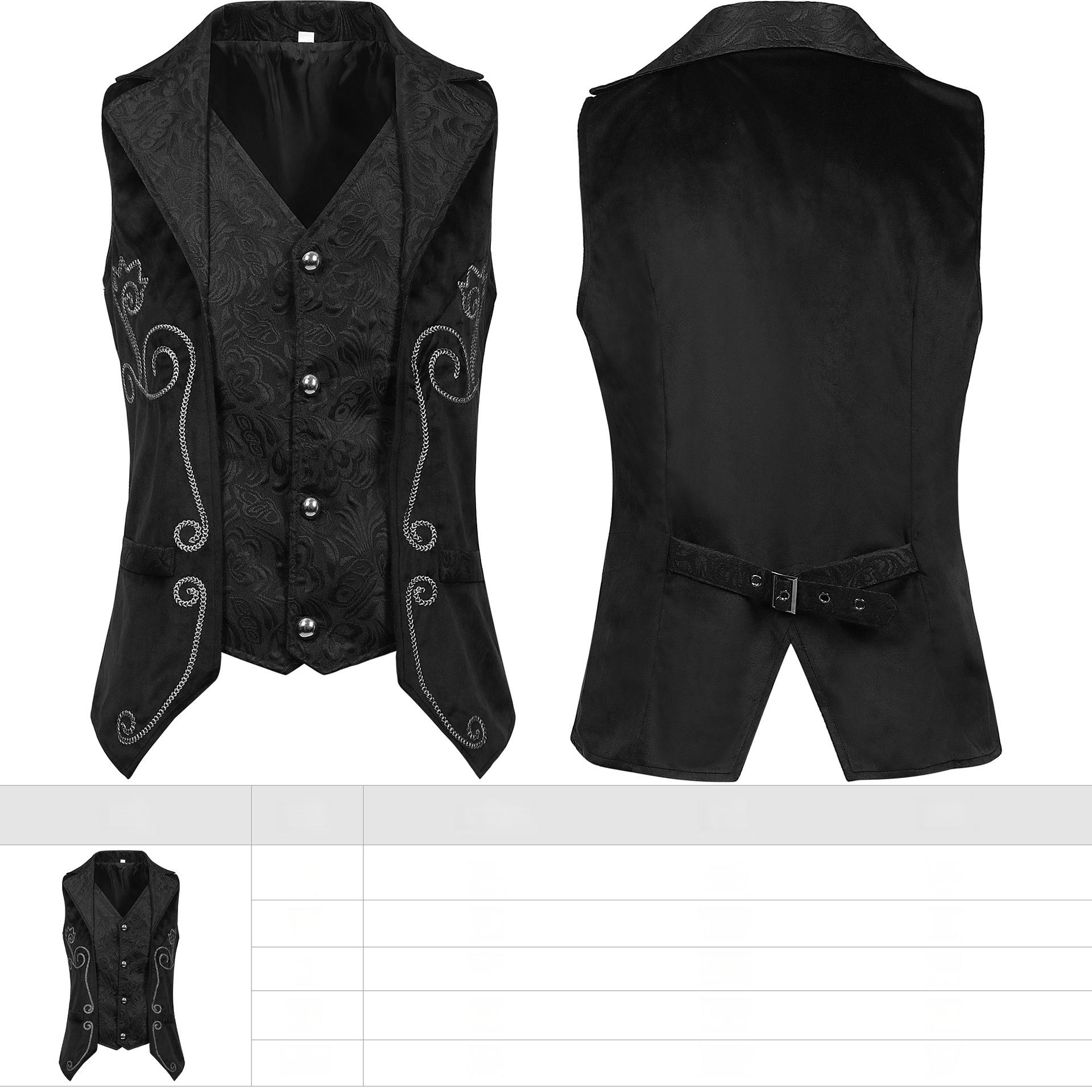 Bankett-Weste – elegante Festweste für Hochzeit & Theater, HERREN
