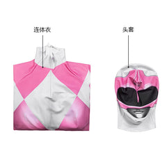 Ptera Ranger Power Rangers Anzug Cosplay Kostuem Damen Rosa