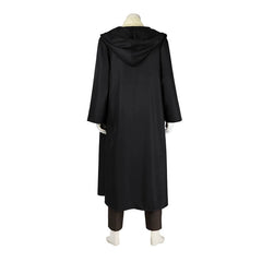 Qui-Gon Jinn Star Wars Robe Cosplay Kostuem Damen Braun Beige