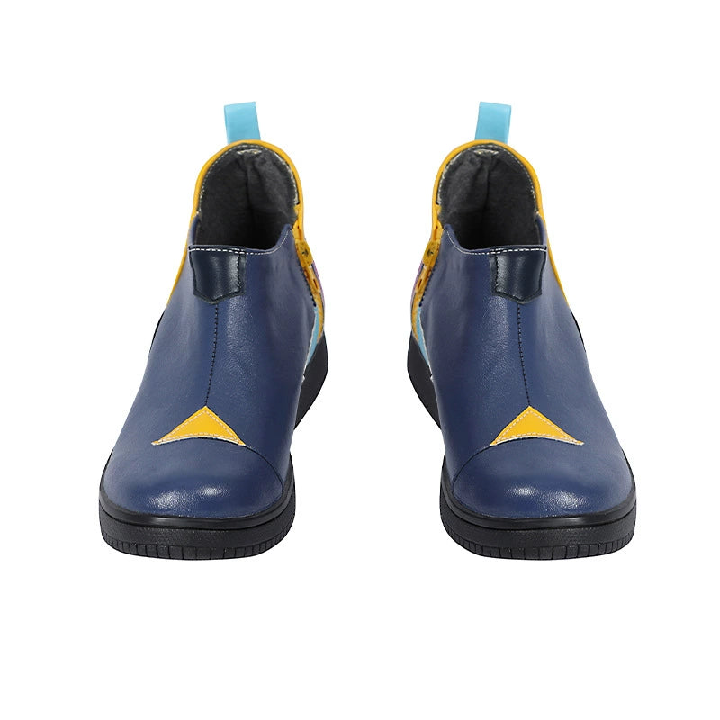 Neon Valorant Anzug Cosplay Kostuem Damen Blau Gelb