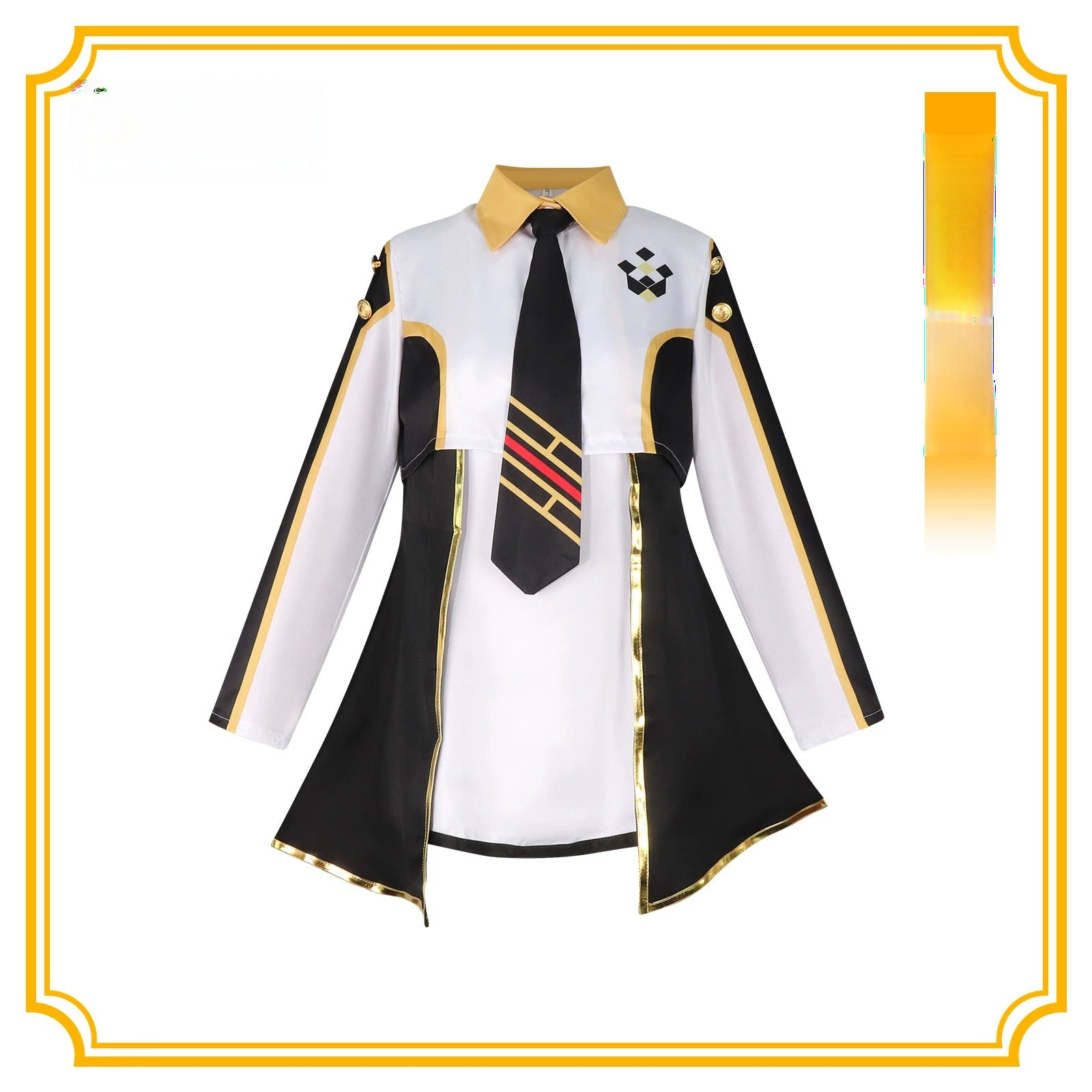 Sky Striker Roze Yu-Gi-Oh! Weisser Anzug Set Cosplay Kostuem Damen