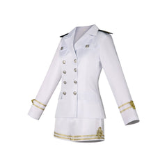 Jang Wonyoung K-Pop Weisses Buehnenkleid Cosplay Kostuem Damen