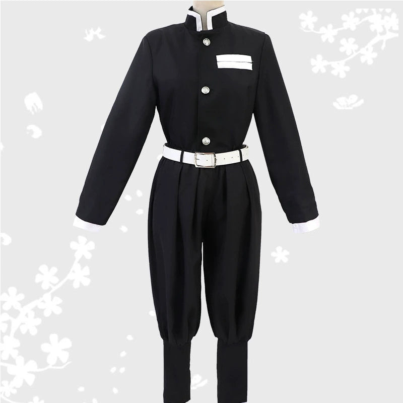 Neun Säulen Demon Slayer Jäger-Uniform Cosplay Kostuem Damen Mehrfarbig