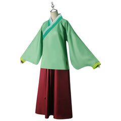Maomao The Apothecary Diaries Hanfu-Kleid Cosplay Kostuem Damen Grün
