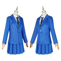 Shinichi Ran Detective Conan JK Uniform Set Cosplay Kostuem Damen