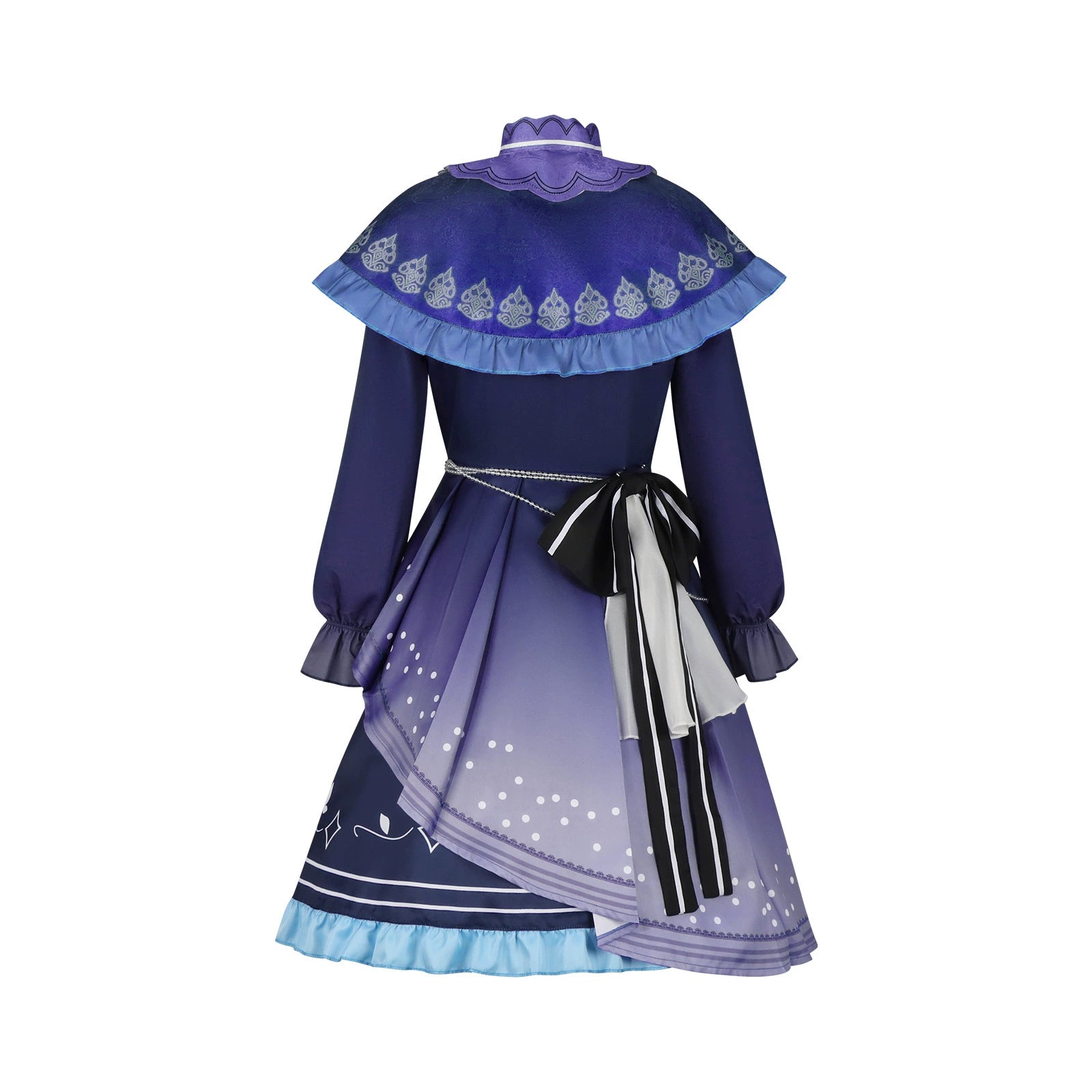 Shinonome Ena Project Sekai Bühnen-Kleid Cosplay Kostuem Damen Blau Lila