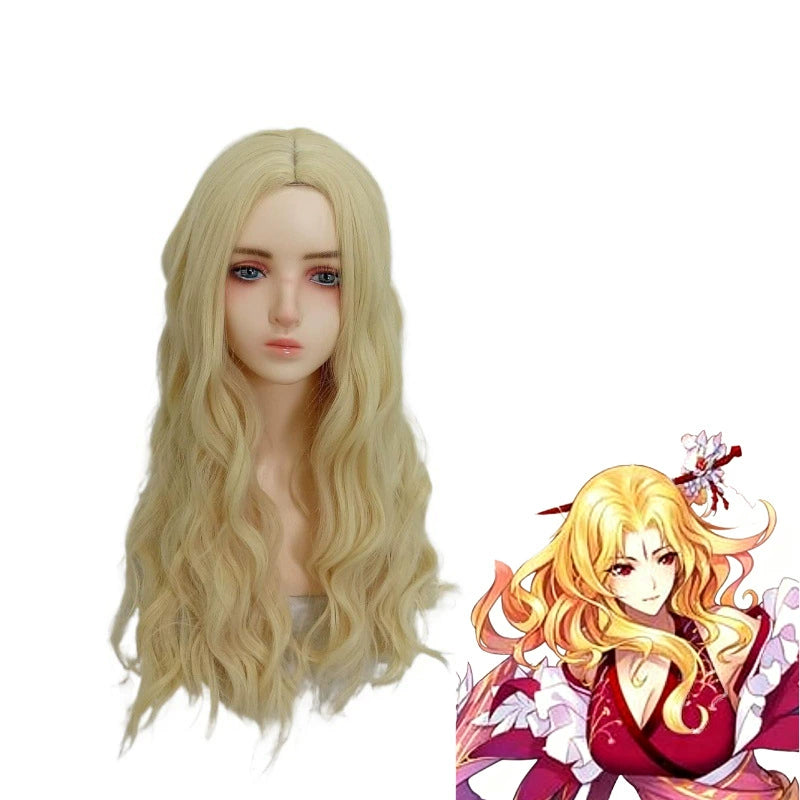 Wavy3 Cosplay Peruecke Damen