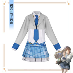 Xi Shi JK Honor of Kings JK-Schuluniform Cosplay Kostuem Damen