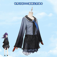 Hatsune Miku Project Sekai Doppel-Set Cosplay Kostuem Damen Mehrfarbig