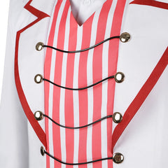 Lucifer Hazbin Hotel Anzug-Set Cosplay Kostuem Damen Weiß