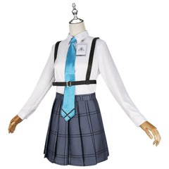 Takanashi Hoshino Blue Archive Schul-Set Cosplay Kostuem Damen Navyblau