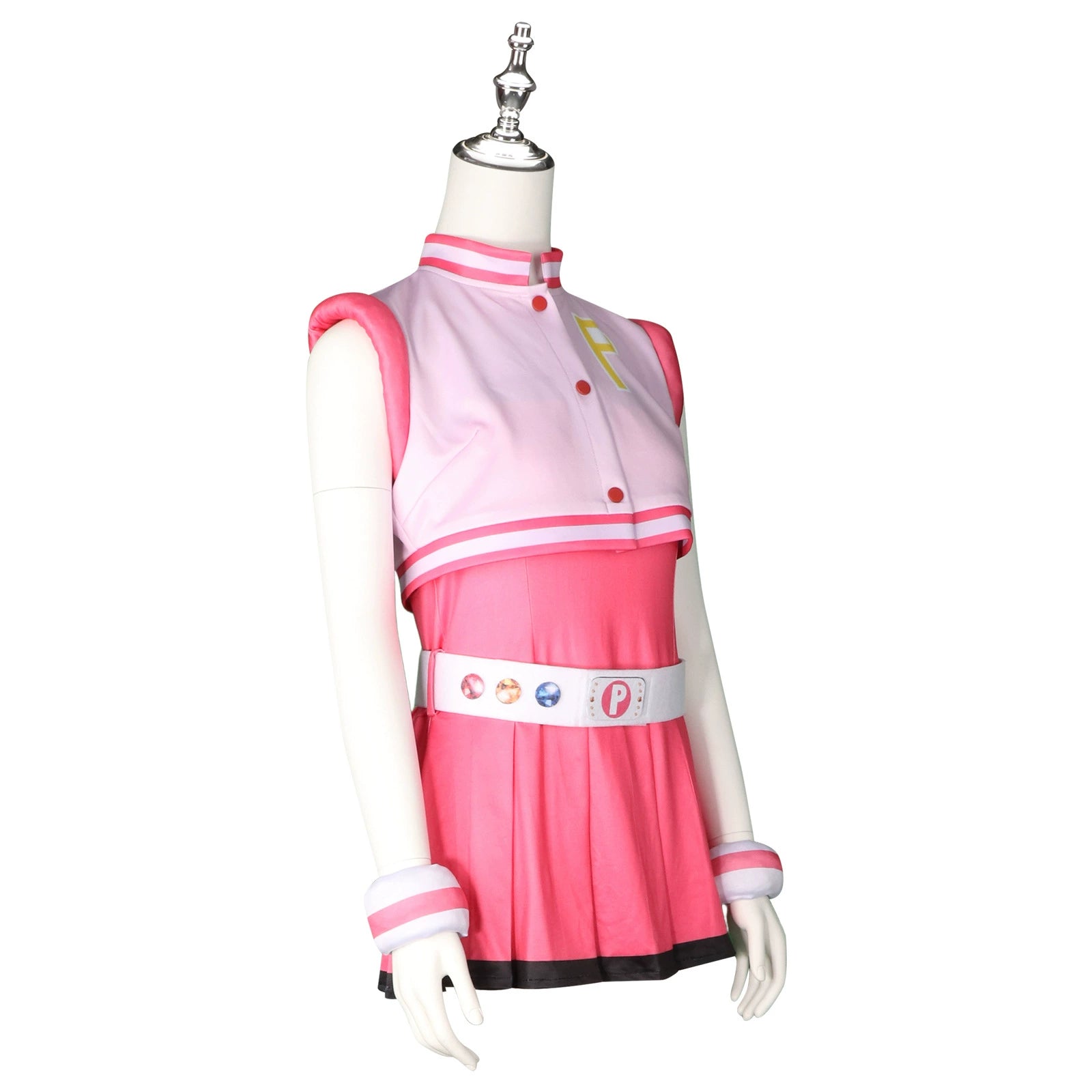 Blossom Bubbles Buttercup Powerpuff Girls Drei-Farben Kleid Set Cosplay Kostuem Damen