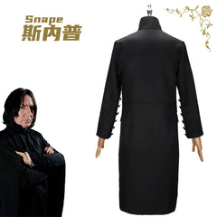 Severus Snape Harry Potter Zaubertrank-Meister Gewand Cosplay Kostuem Damen